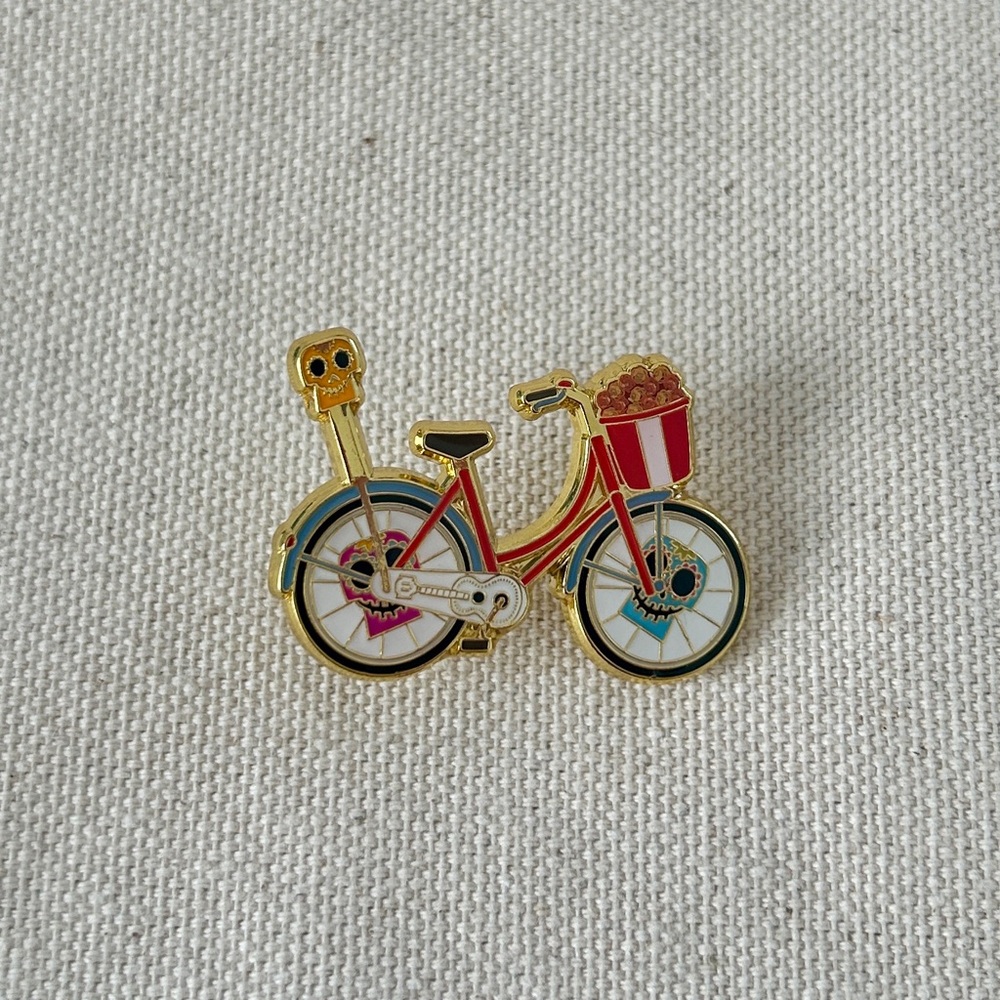 NWOT Coco Loungefly Disney Pixar Character Bicycle Blind Box Pin